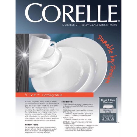 Corning Corningware Corelle 11 oz Winter Frost Glass Coffee Mug 3.25 in. D 1 pc 6022022